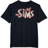 imageThe Sims Vintage Distressed The Sims Logo Video Game TShirtBlack