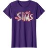 imageThe Sims Vintage Distressed The Sims Logo Video Game TShirtPurple