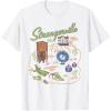 imageThe Sims Visit Strangerville Map Video Game TShirtWhite