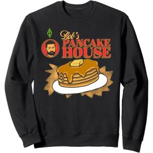 imageThe Sims Bobs Pancakes House Funny Video Game SweatshirtBlack