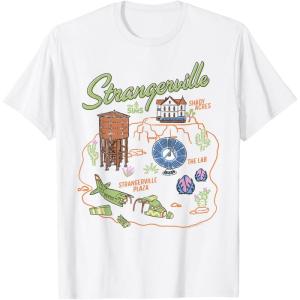 imageThe Sims Visit Strangerville Map Video Game TShirtWhite