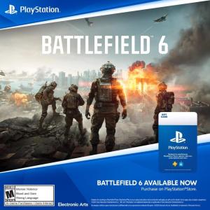 imagePlayStation Store Gift Card for Battlefield 6  Standard  PS5 Digital Code